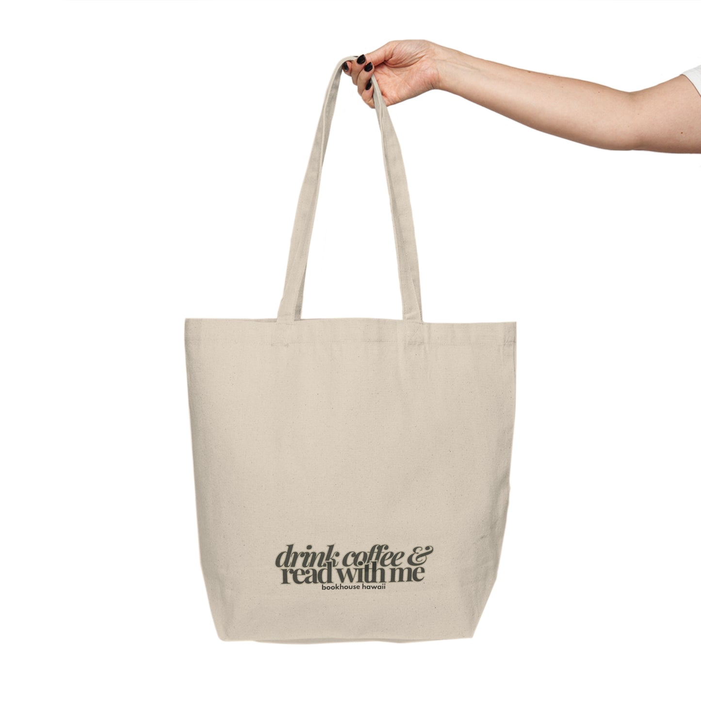 Drink Coffee + Read With Me Tote